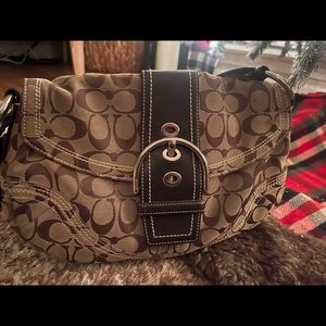 Buckle Coach Handbag